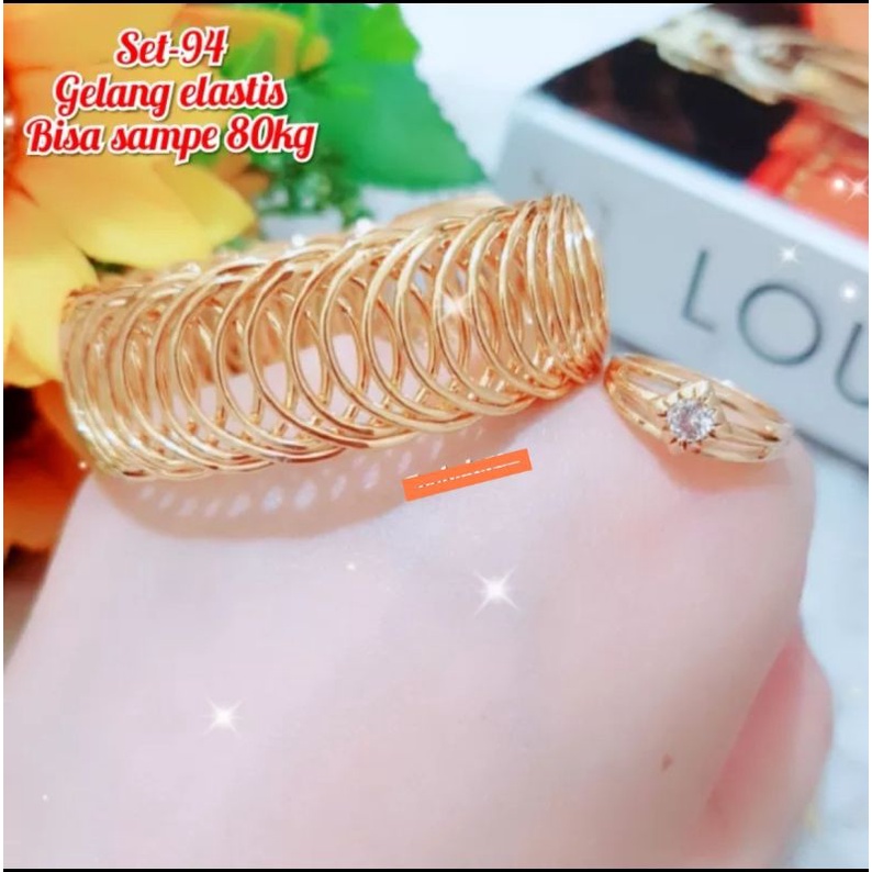 COD SET GELANG GRATIS CINCIN XUPING