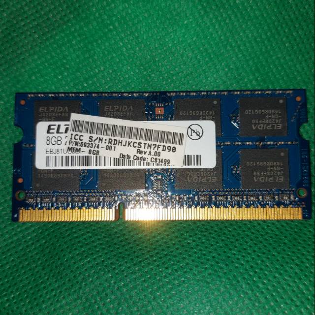 Jual Sodimm Ddr Gb Pc L S Elpida Shopee Indonesia