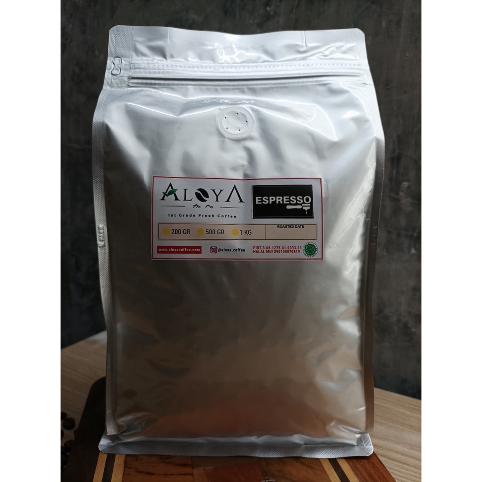 

Aloya Coffee Espresso Blend Fresh Roasting Kemasan 1 Kg