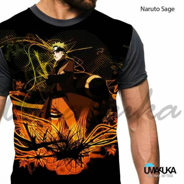 Tshirt Anime Naruto Sage Keren Abis Shopee Indonesia