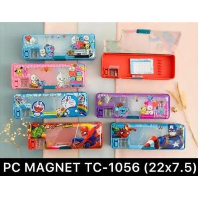 

kotak pensil karakter bt spiderman doraemon