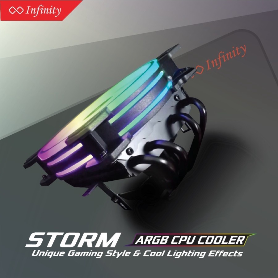 CPU Cooler Infinity Storm - ARGB CPU Cooler Infinity Storm with 4 Pipe