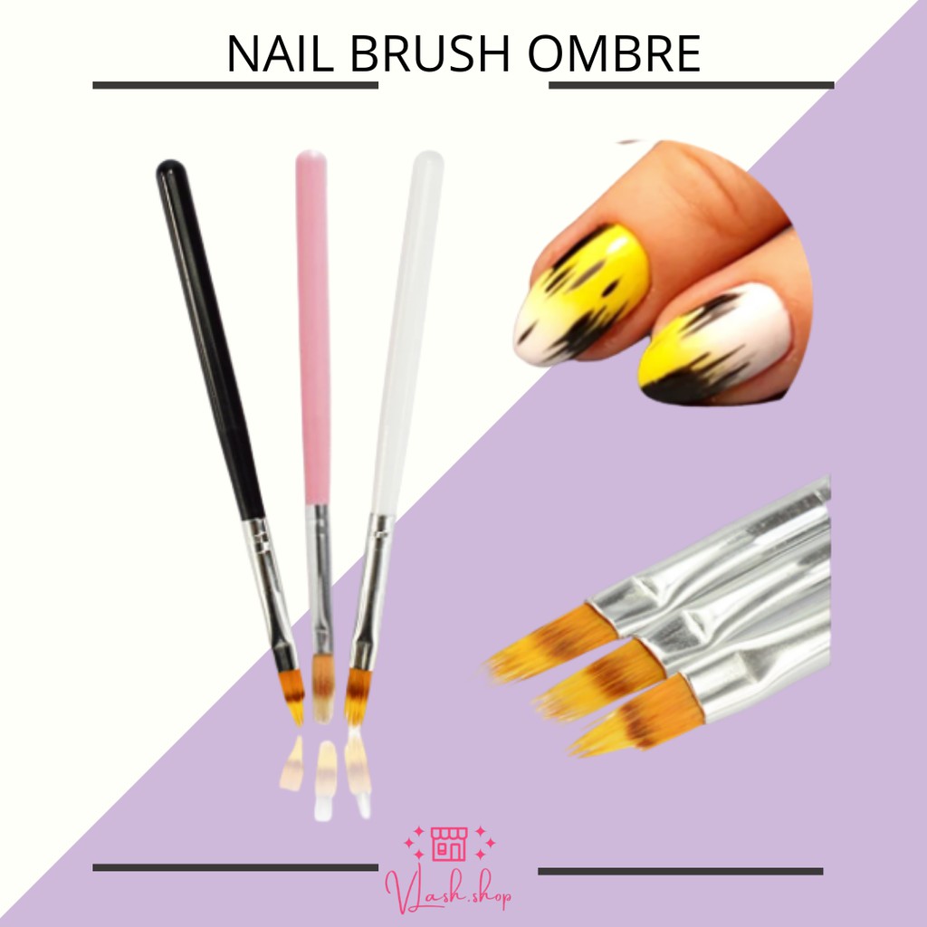 NAIL BRUSH OMBRE - KUAS  KUKU OMBRE