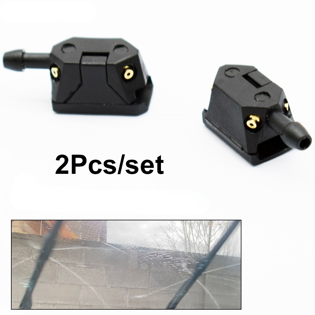 2pcs Nozzle Jet Spray Wiper Kaca Depan Mobil Universal Untuk Lengan Jet Spray 8mm 9mm