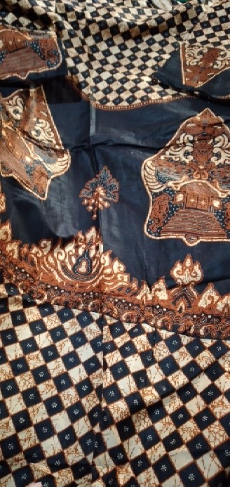 Batik Tunik Ziggy Wayang Tunik Batik Tunic Ziggy Wayang Modern Seragam Kantor