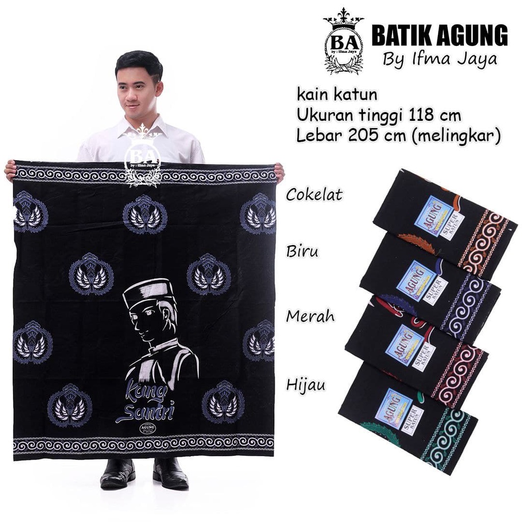Sarung Batik VIRAL | Motif Kang Santri Gajah Mada | Katun