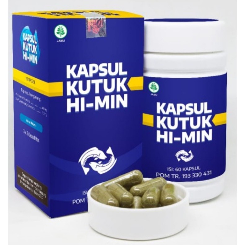 Kapsul KUTUK  NATURAFIT HI-MIN 60 kapsul EKSTRAK IKAN GABUS Menyembuhkan Luka
