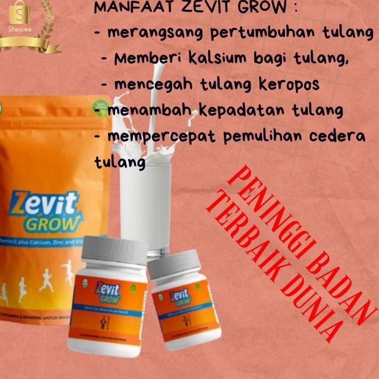 Terkini []| TERLARIS | ZEVIT GROW | PENINGGI BADAN ORIGINAL | ZEVIT GROW PENINGGI BADAN | ZEVIT ORIG
