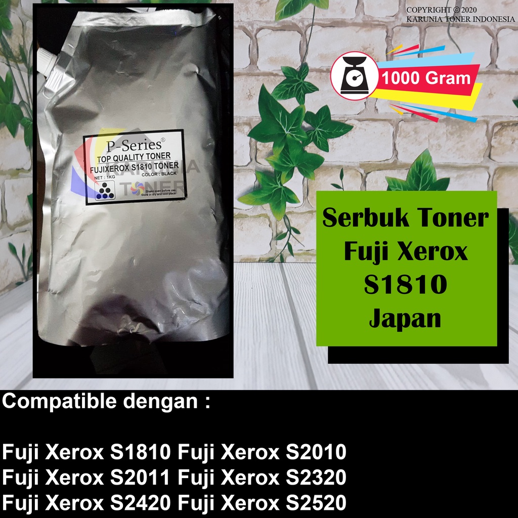 Serbuk Toner Fuji Xerox 1085 S1810 S2010 S2220 S2420 S2011 S2320 1KG