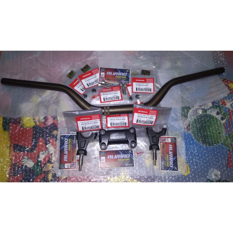 stang stir set raiser new cb150r LED 2021 Original plus baut dan cap