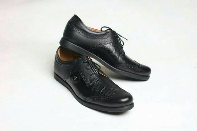 Sepaty Vintage Model Oxoford merk boston kualitas kulit asli bukan campuran