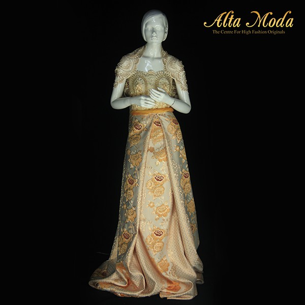 

Alta Moda Kain Tile Bordir Hana Mory Parsley - Pale Yellow (1M)