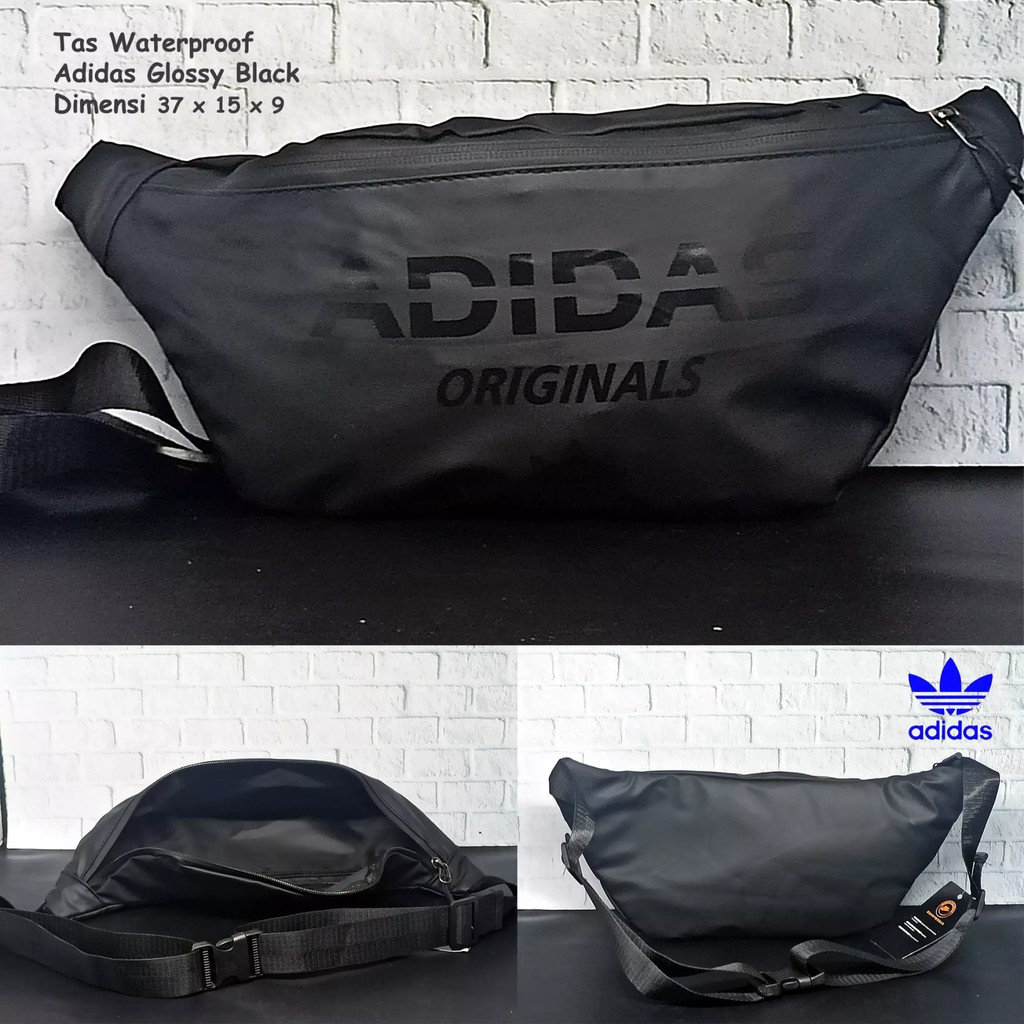 WAISTBAG ADIDAS MINI LEATHER ORIGINALS WAISTBAG | TAS PINGGANG ADIDAS MINI LEATHER WATERPROOF