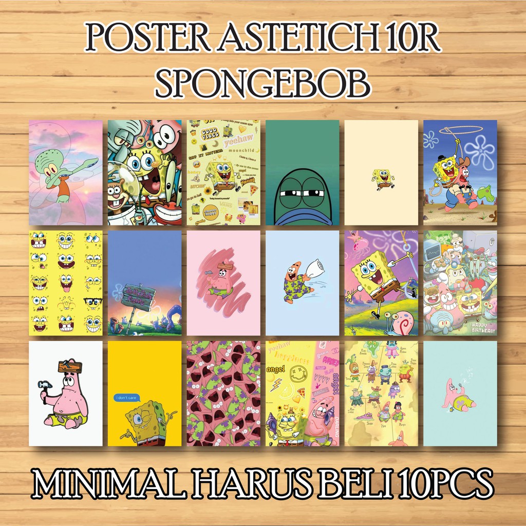 [24PCS] Poster Spongebob A5