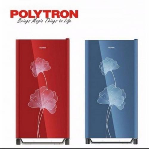 Lemari Es 1 Pintu POLYTRON 150 Liter PRB159 B/R / PRB-159B / PRB-159R