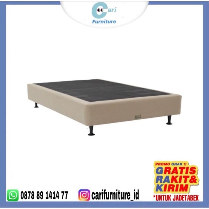 Dipan divan bawah tanpa sandaran untuk springbed atau kasur (120x200)