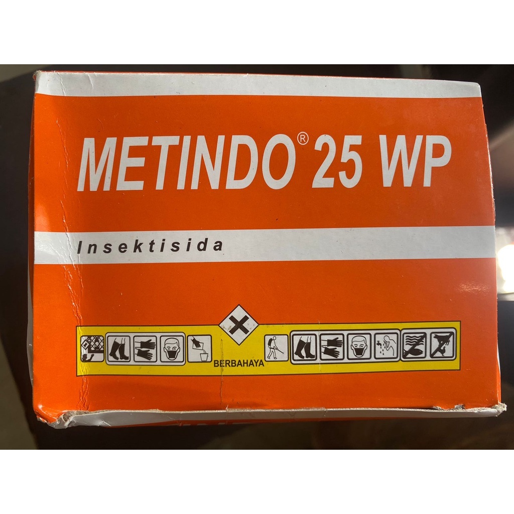 Insektisida Metindo 25 WP Repack 15 g untuk Mengendalikan Hama Ulat, Kutu, dan Thrips