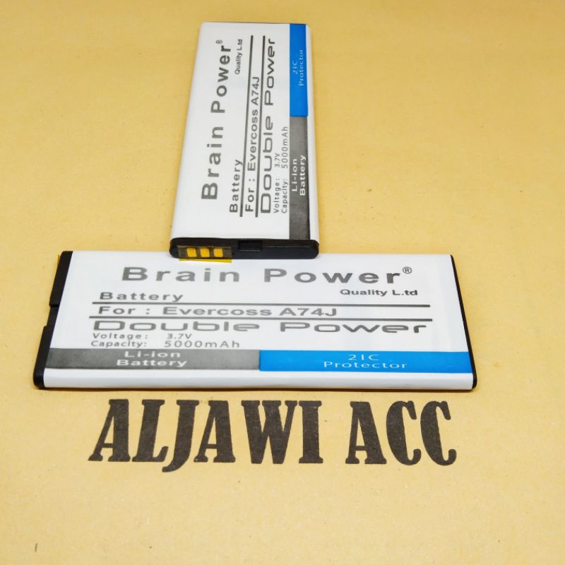 Baterai Batre Cross Evercoss A74J Double Power Battery