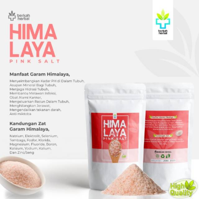 

Garam Himalaya Berkah Herbal (High Quality) | GARAM HIMALAYA 250g