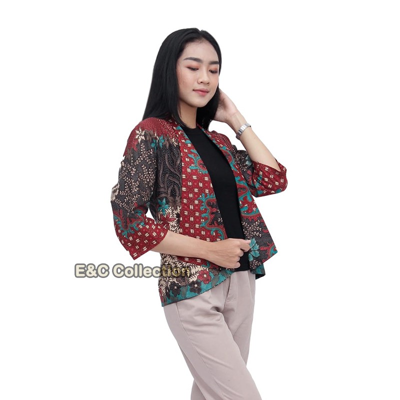 Batik Wanita Bolero Aurora -  Atasan Batik Wanita – Outer Batik - S-M-L-XL-XXL-3L-4L-5L-1