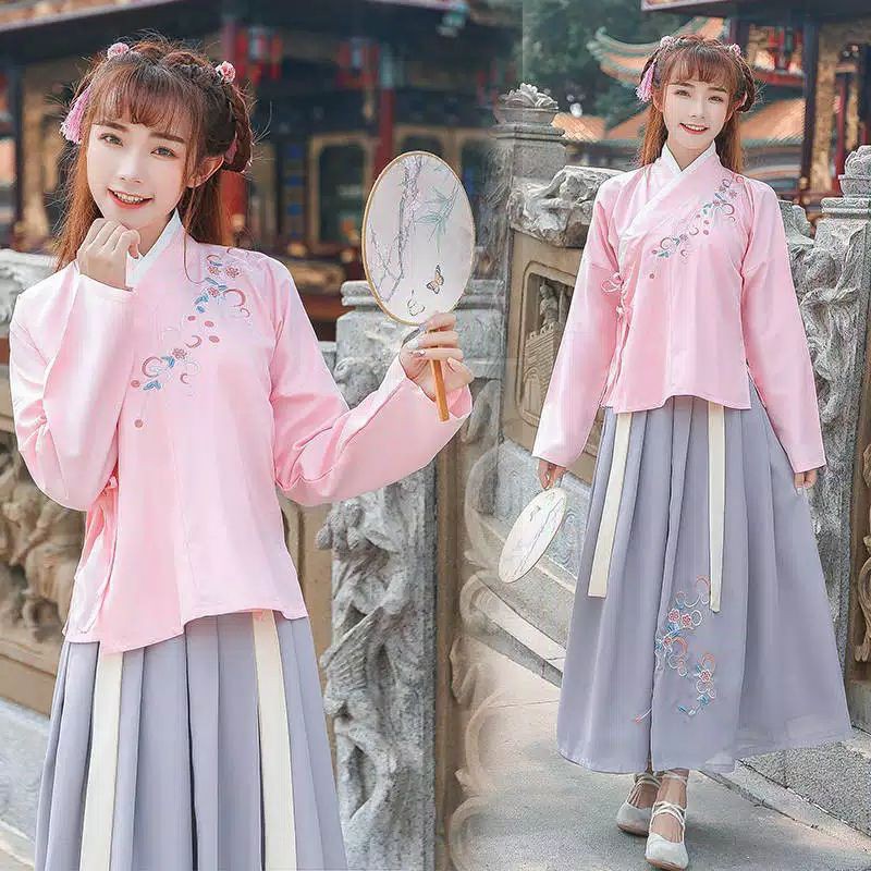 Hanfu Wanita Dewasa dan Anak Perempuan Costume Cosplay Tradisional China