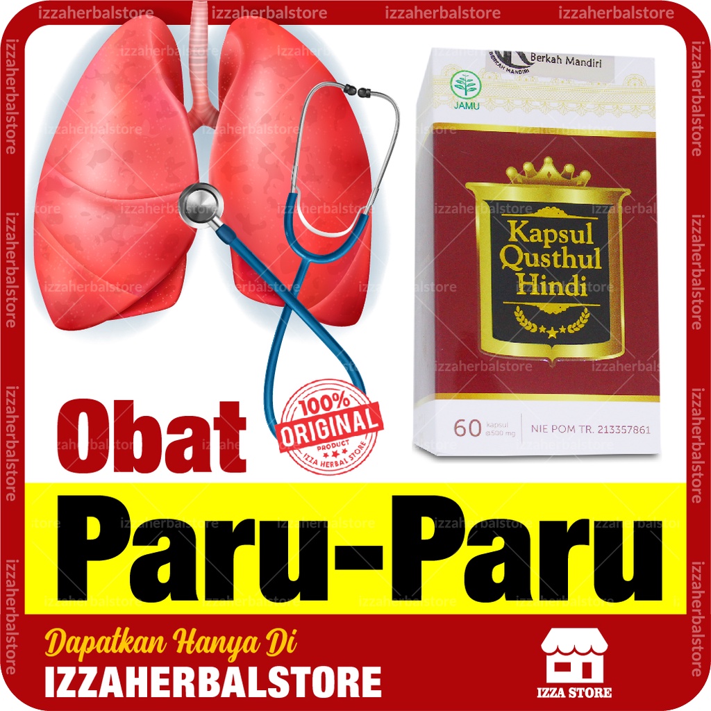 OBAT PARU PARU Kapsul Qusthul Hindi Isi 60 Kapsul Obat Paru Paru Radang Obat Paru Paru Herbal ORI