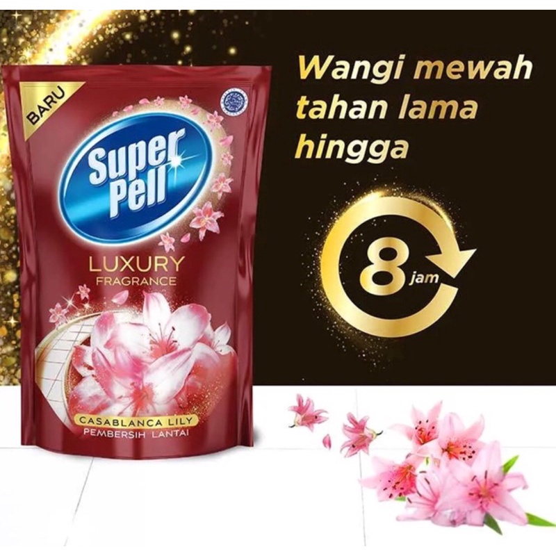 Superpell Luxury Fragrance Casablanca Lily 700ml pembersih lantai