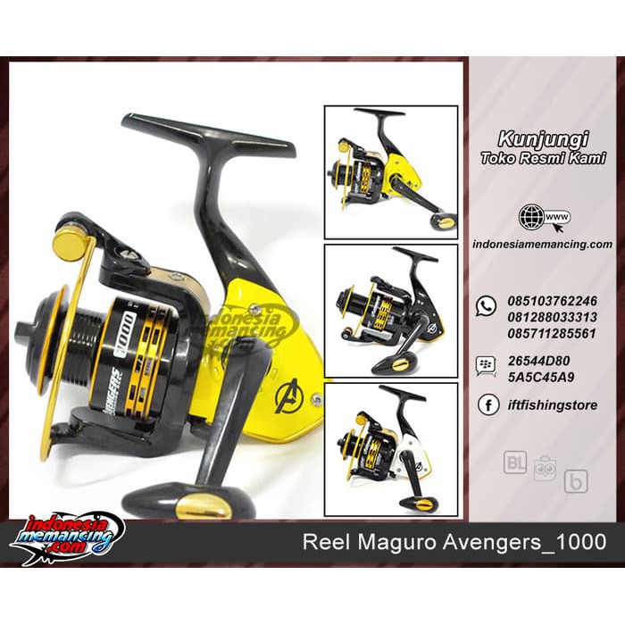 Termurah  Reel Pancing Maguro Avengers 1000  Berkualitas