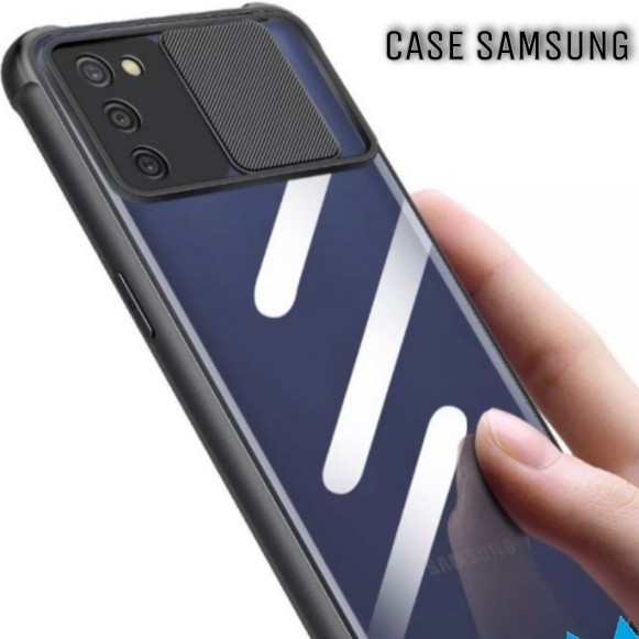 Case Slide Shield Samsung A03s / Galaxy A03s Vision Case Shockproof Armor Tahan Benturan / Case Sams
