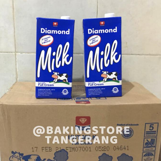 

READY COD susu uht diamond full cream 1 dus