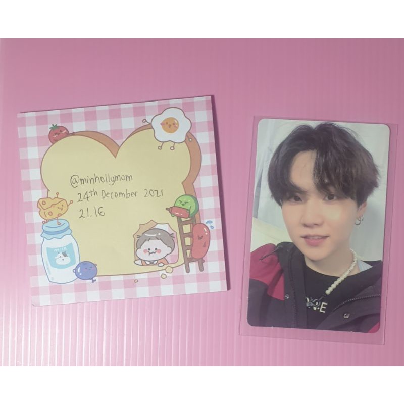 Photocard Yoongi DVD MOTS ONE