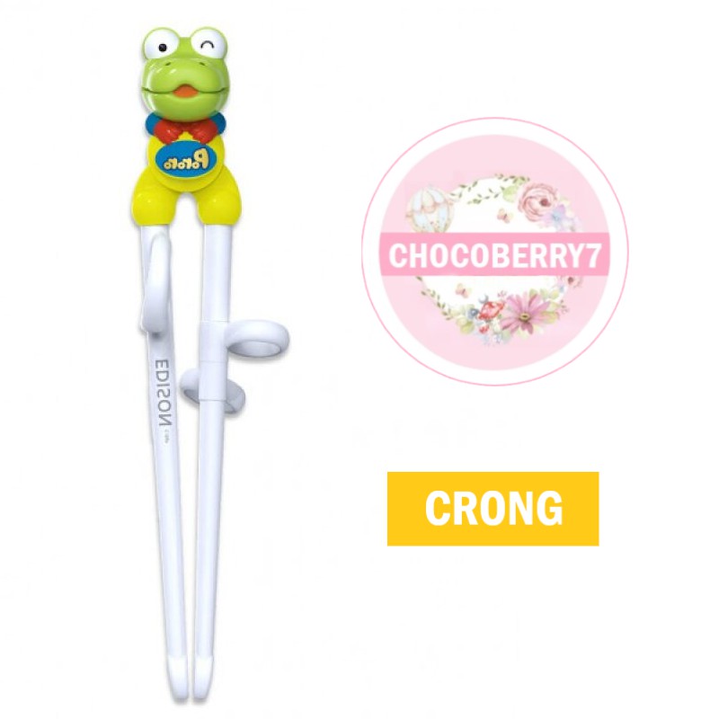 Edison Chopstick Pororo Friends Training Edison Chopsticks Sumpit Anak Belajar Makan ORIGINAL KOREA