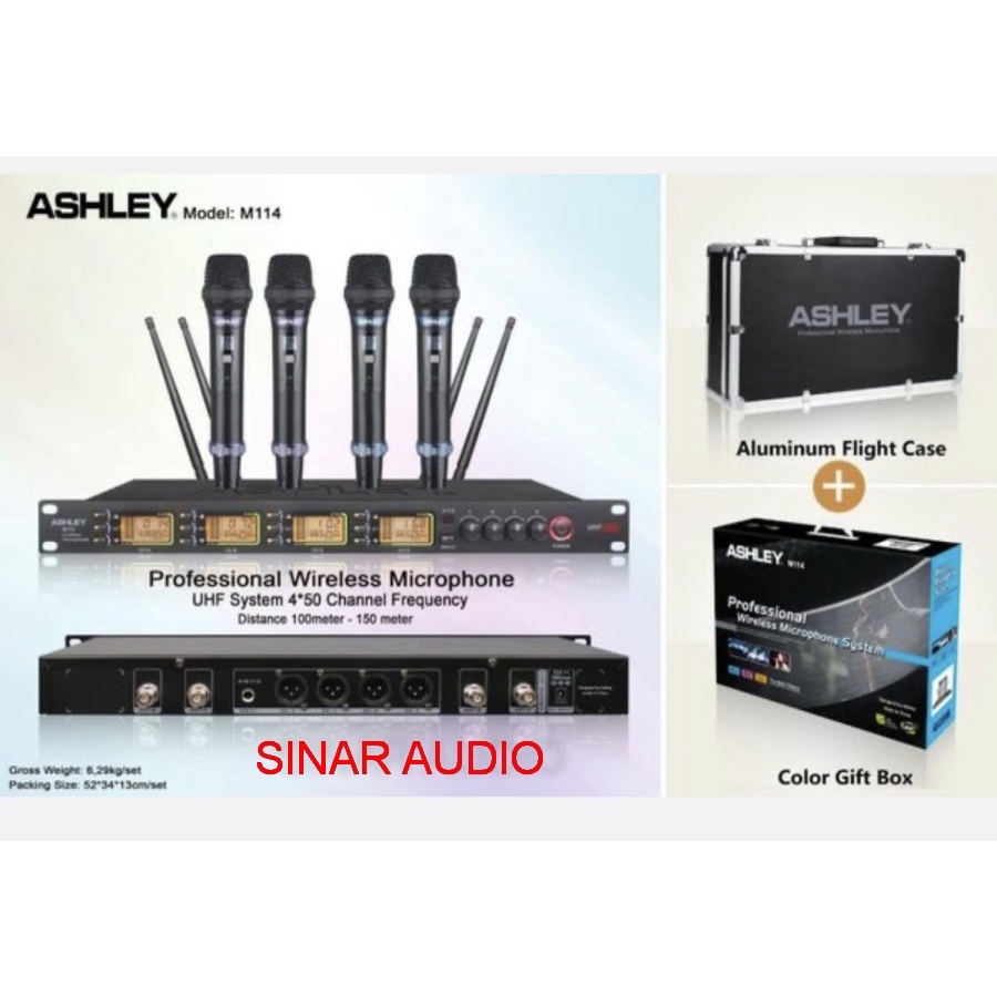 MICROPHONE ASHLEY M114 PP (WIRELESS) M 114