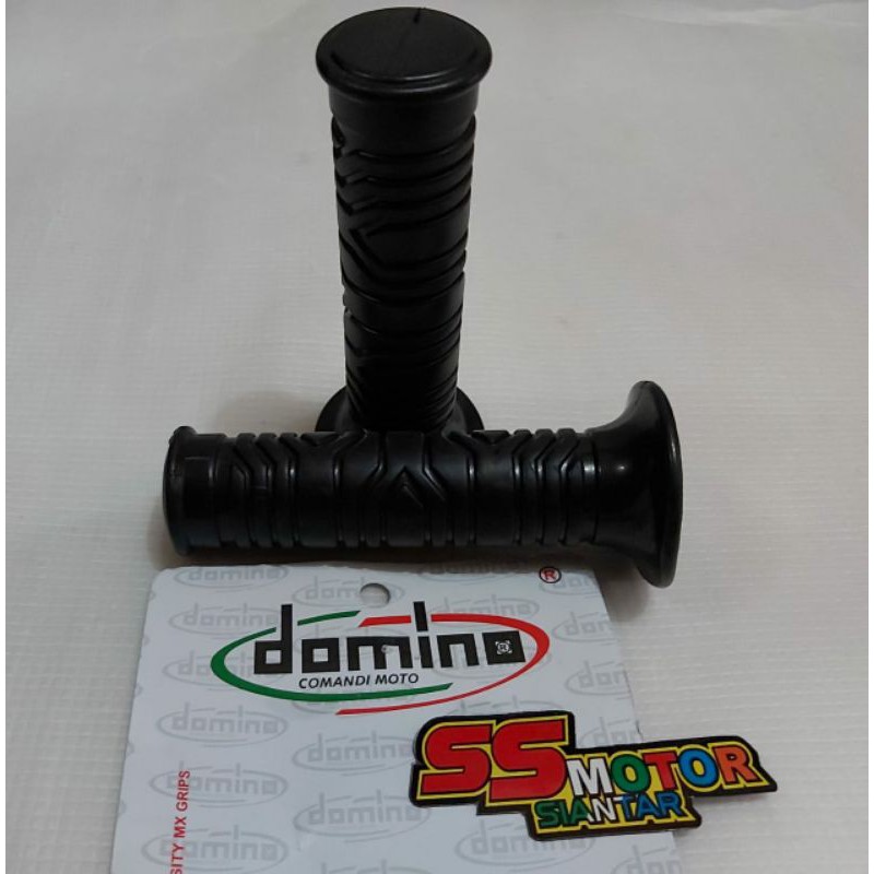 HANDGRIP DOMINO HITAM HANDFAT MODEL BAROS