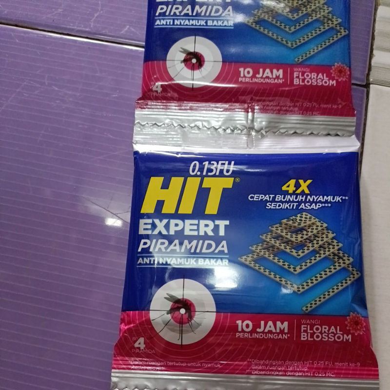 HIT PIRAMIDA EXPERT, ANTI NYAMUK. MANJUR. 6 BKS