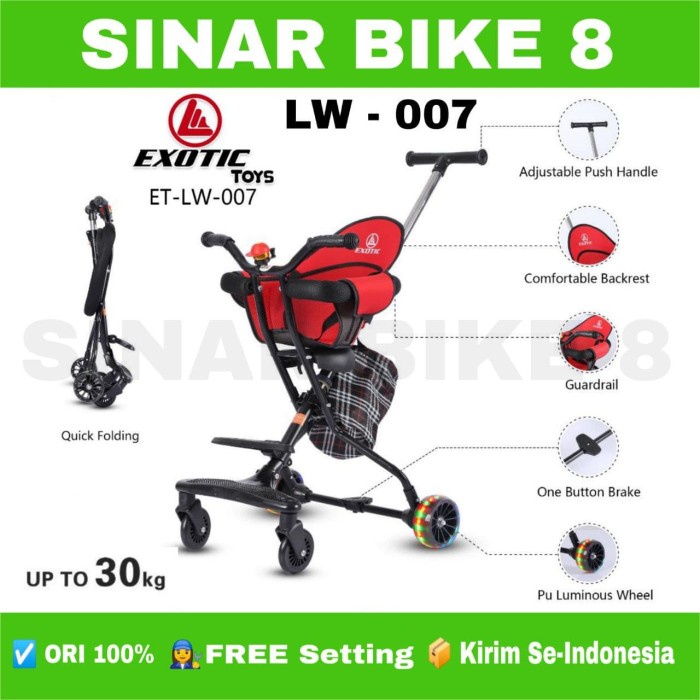 Magic Stoller Exotic ET - LW 007 dan LW 011 Kursi Busa Dorongan