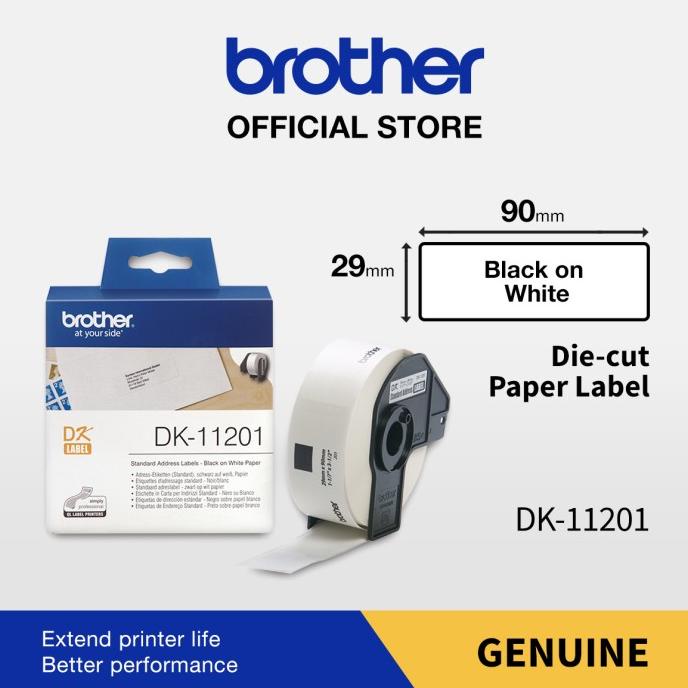 

Brother Label Tape DK-11201 29mm x 90mm Standard Address Label