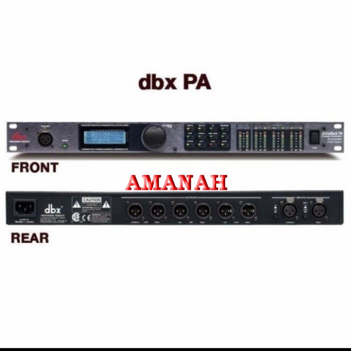 Speaker Management DBX Driverack PA DBX Drive rack PA DBX PA