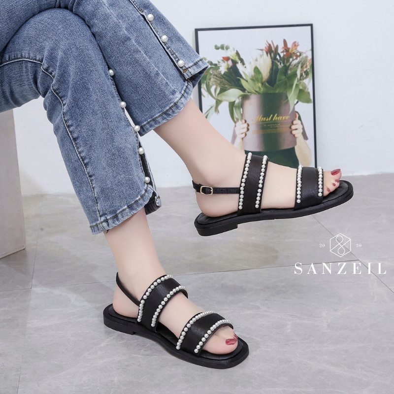Sendal Dua Tali Wanita GO166 Sendal Import