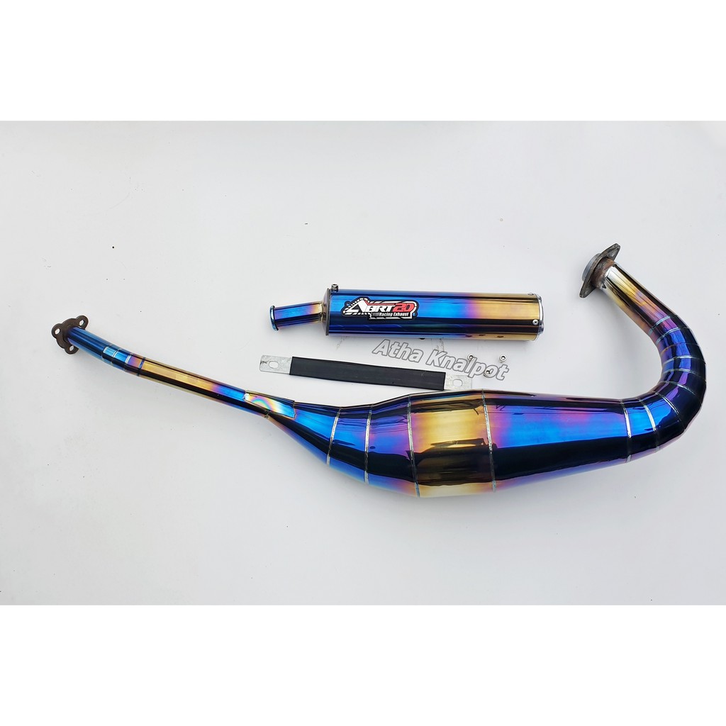 Knalpot Abrt Ninja R RR SS 150 2tak Stainless ABRT20 Bluemoon