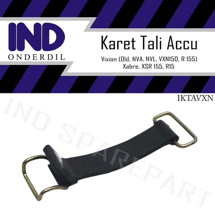 Promo Karet Tali-Sabuk-Pengikat Aki-Accu-Acu Vixion Old-NVA-NVL-R 155-New Murah