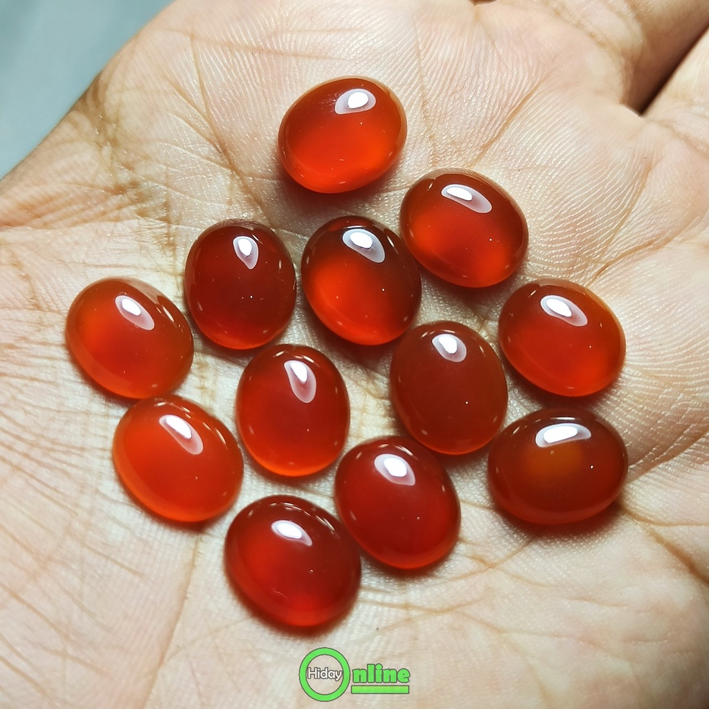 NATURAL BATU AKIK CEMPAKA MERAH REDDISH SULAIMAN YAMAN ASLI MURAH SIZE KANTOR