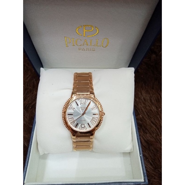 jam tangan pria PICALLO  gold