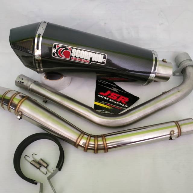Knalpot scorpion carbon CB150R DAN CBR150R