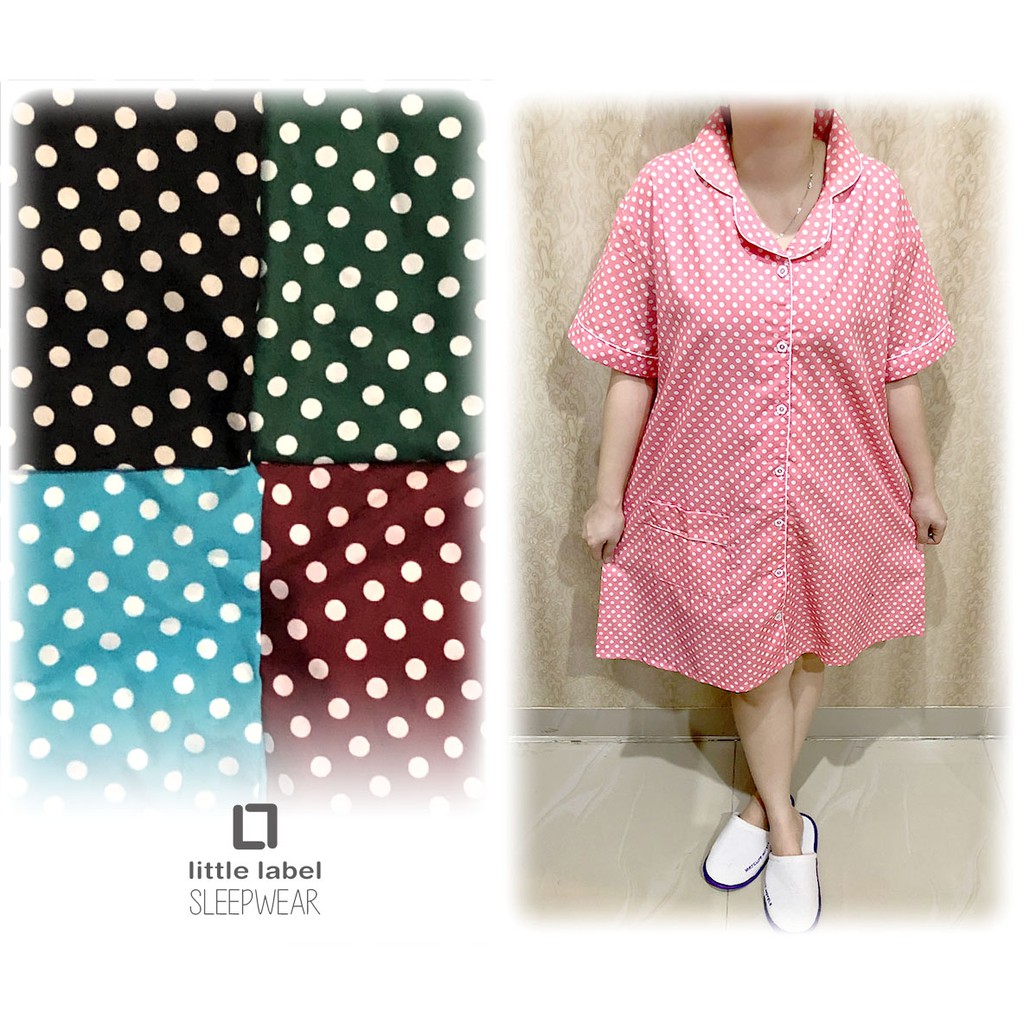  Daster  Baju  Tidur Jumbo Polka Wanita Shopee Indonesia