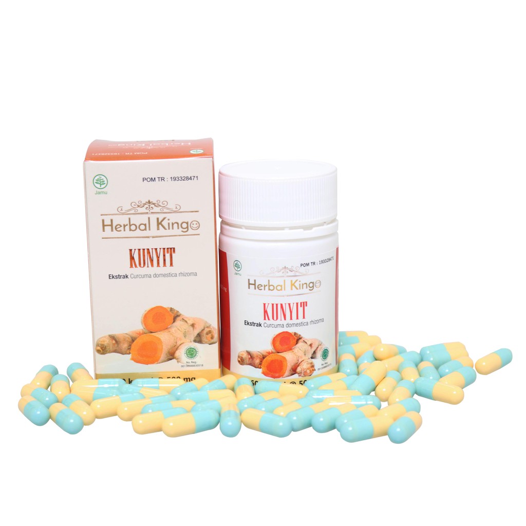 Herbal King Kunyit Ekstrak Kapsul Shopee Indonesia