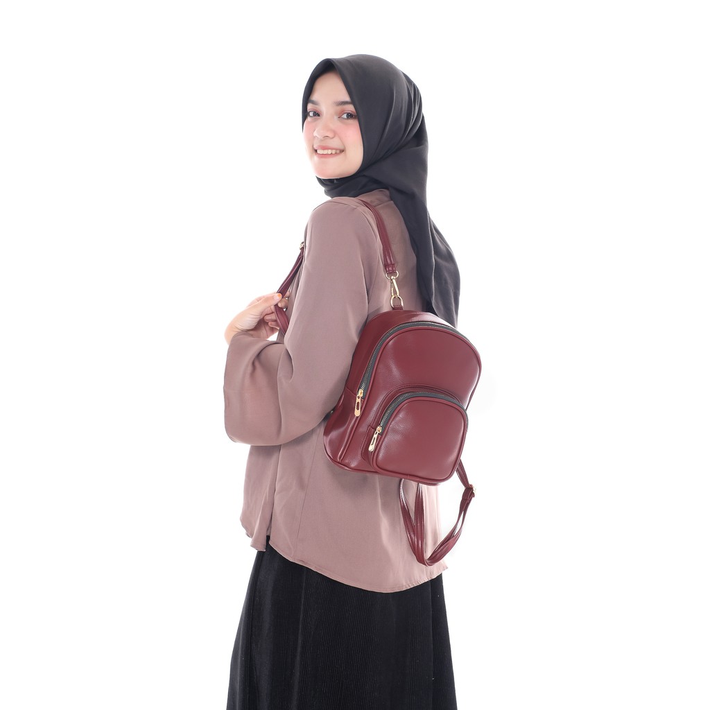 Tas Ransel Wanita Tas Slempang Cewek Polos Fashion Slingbag Wanita Fashion Terbaru Dan Kekinian