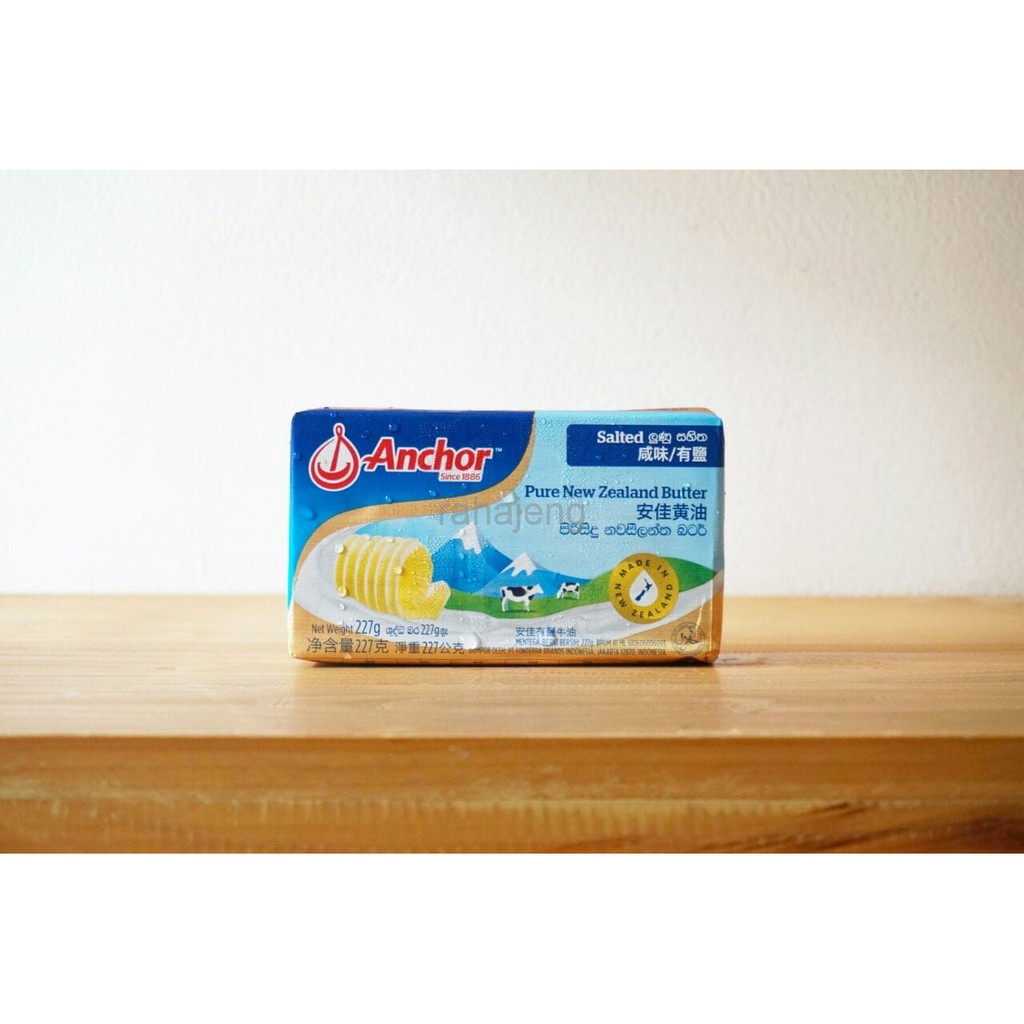 

Anchor Salted Butter 227g (Wajib Gojek) Mentega