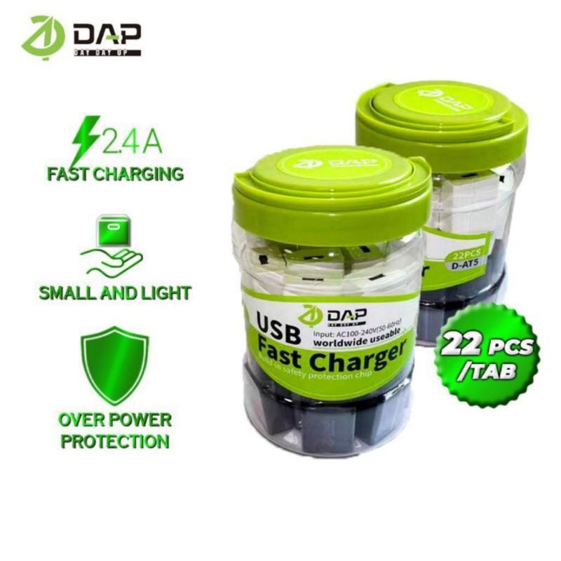 DAP Fast Charging Usb Charger 2.4 A – D-AT5