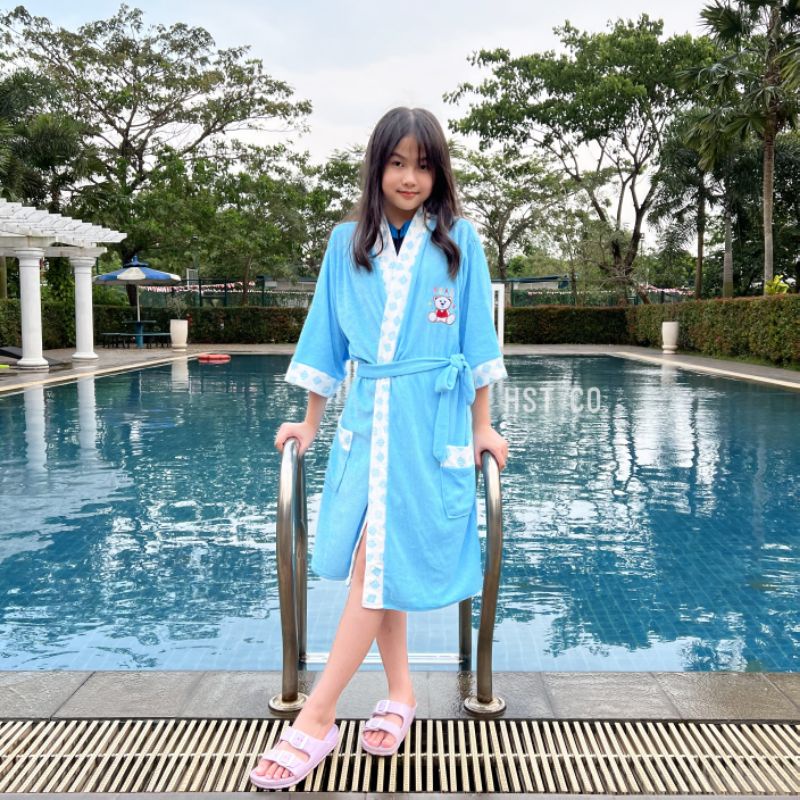 handuk kimono hst xxl (11-15th) /handuk kimono/handuk anak/handuk renang/handuk remaja/handuk murah/